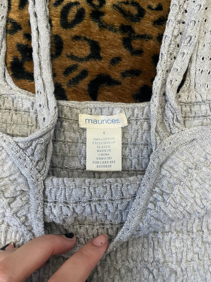 maurices knit babydoll tank