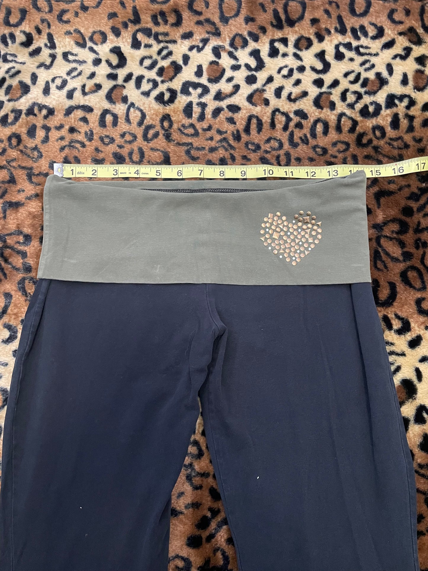 mossimo studded lowrise foldover leggings