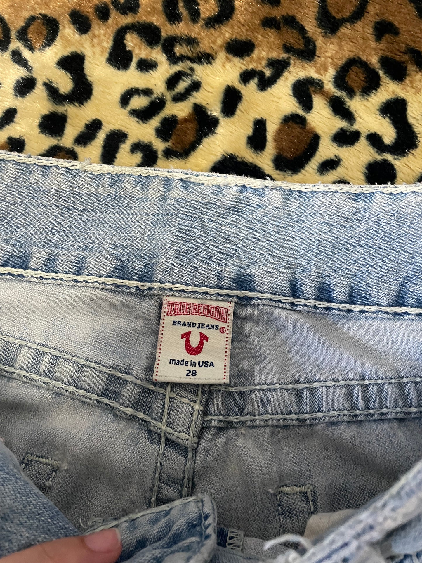 true religion lowrise flare jeans