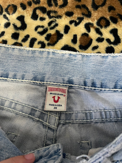 true religion lowrise flare jeans