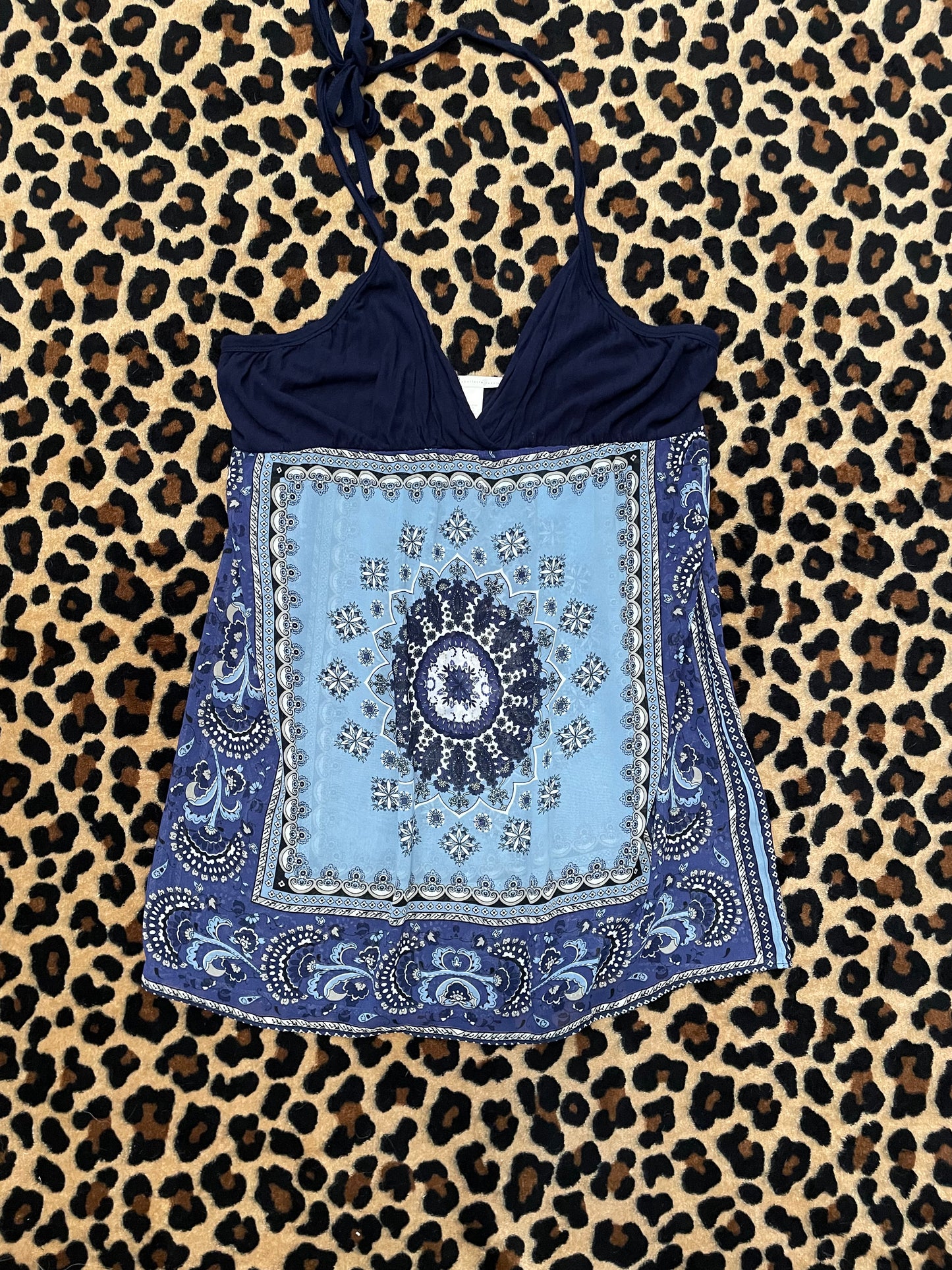 charlotte russe babydoll silk halter