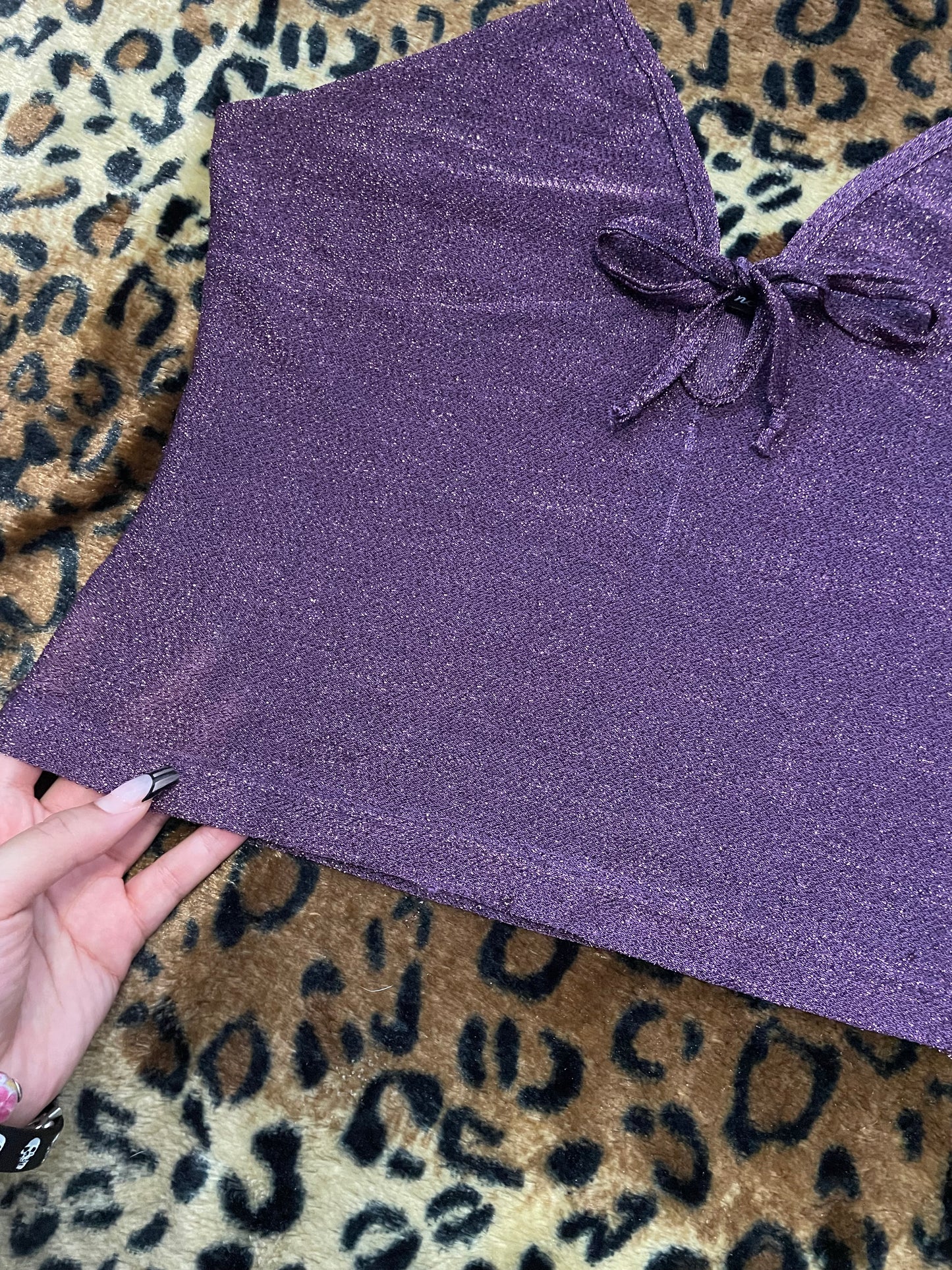 sparkly babydoll mesh cami