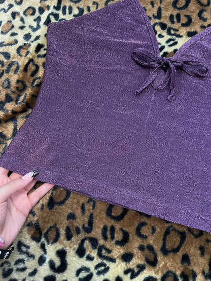 sparkly babydoll mesh cami