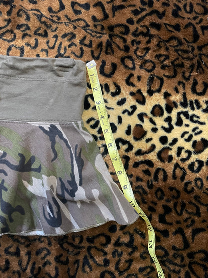 cami drawstring mini skirt