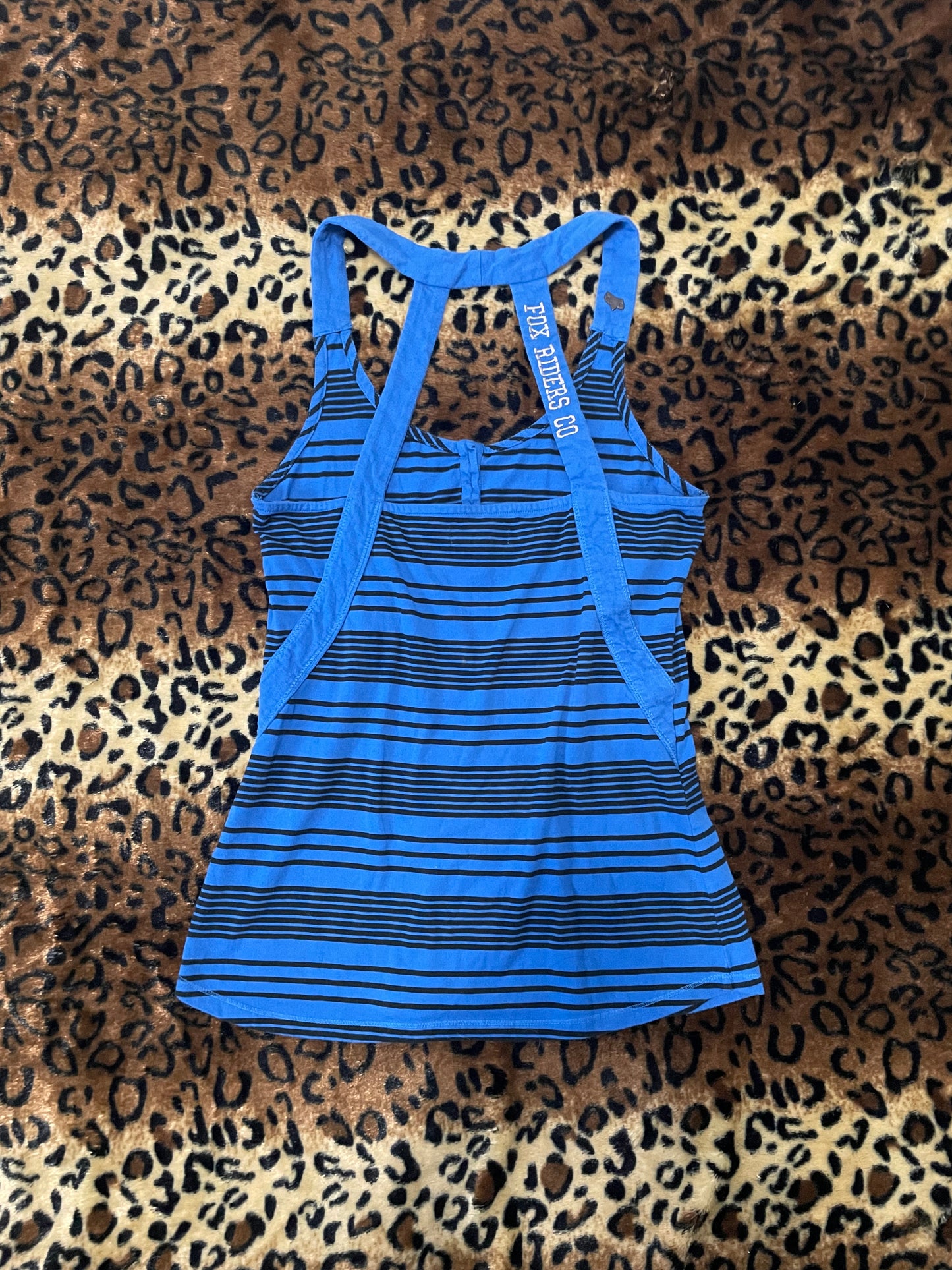 fox racing striped tank