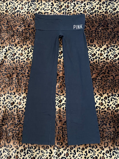 VS Pink foldover flare leggings