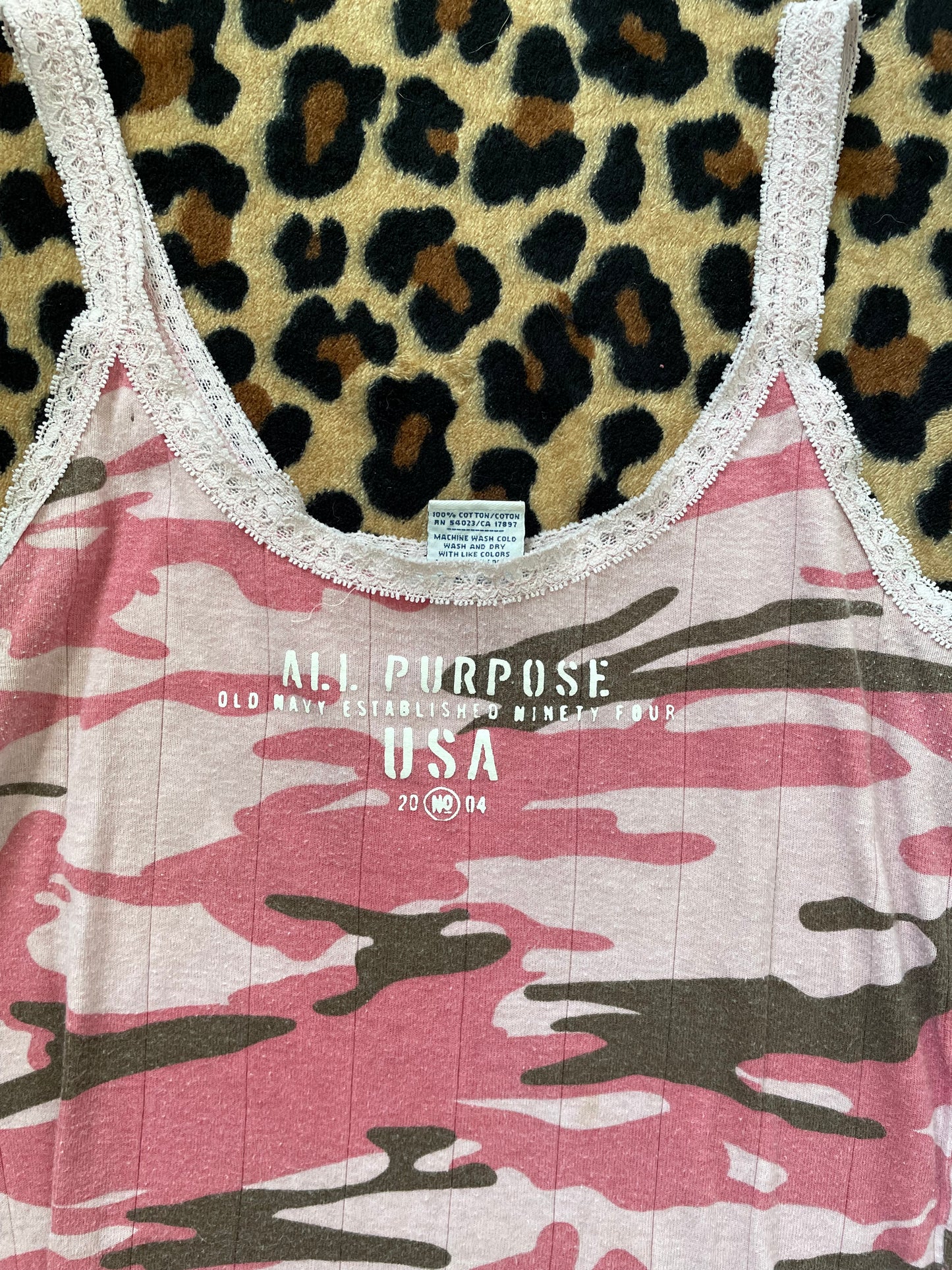 old navy camo tank