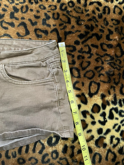 lowrise brown/green mini short