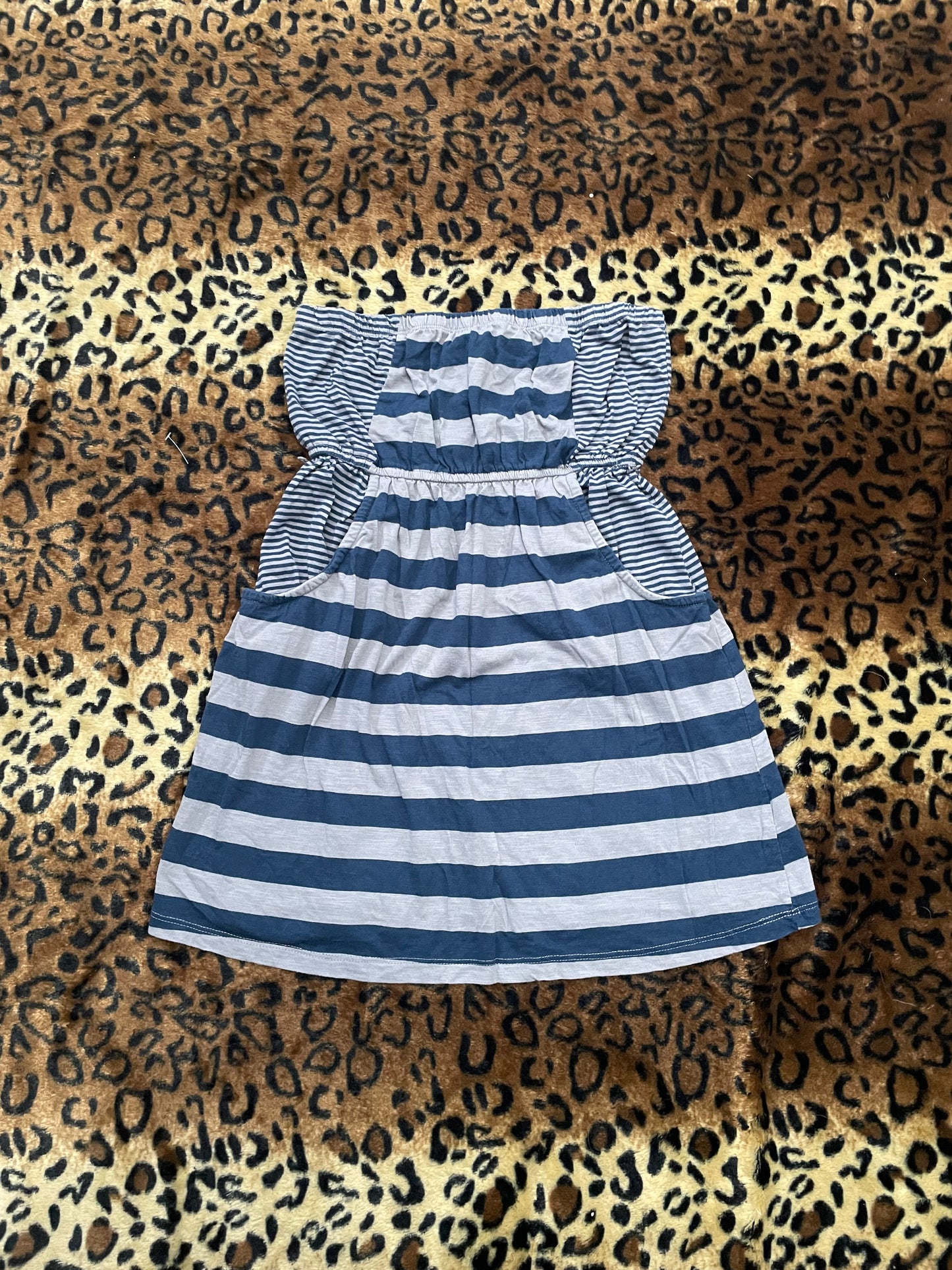 derek heart striped mini dress