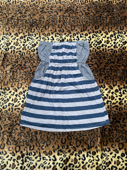 derek heart striped mini dress