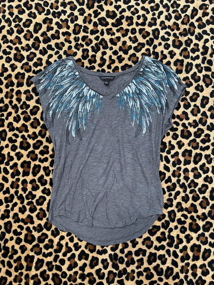 rock & republic angel wing tee