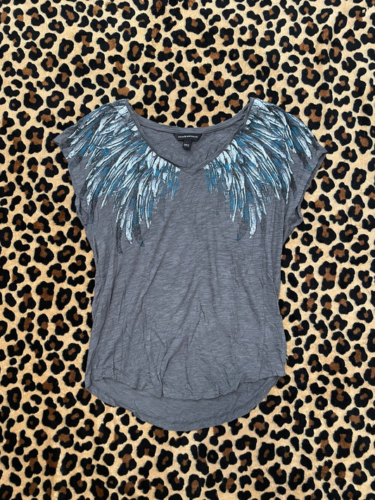rock & republic angel wing tee