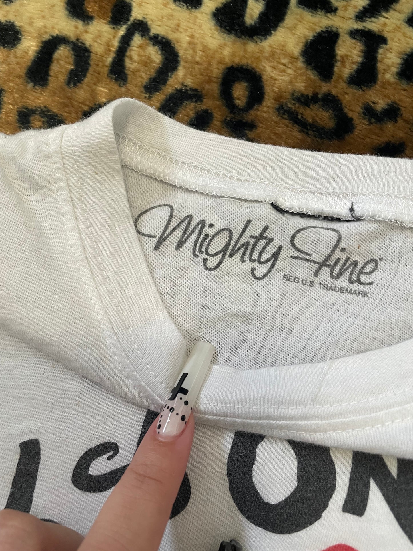 mighty fine “only have eyes for you” baby tee
