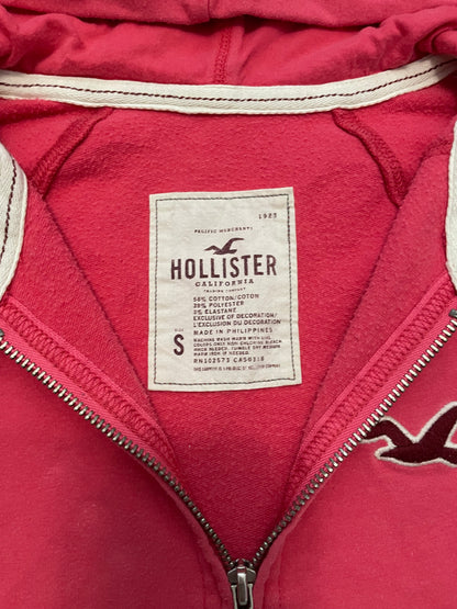 hollister babydoll quarter sleeve zip up
