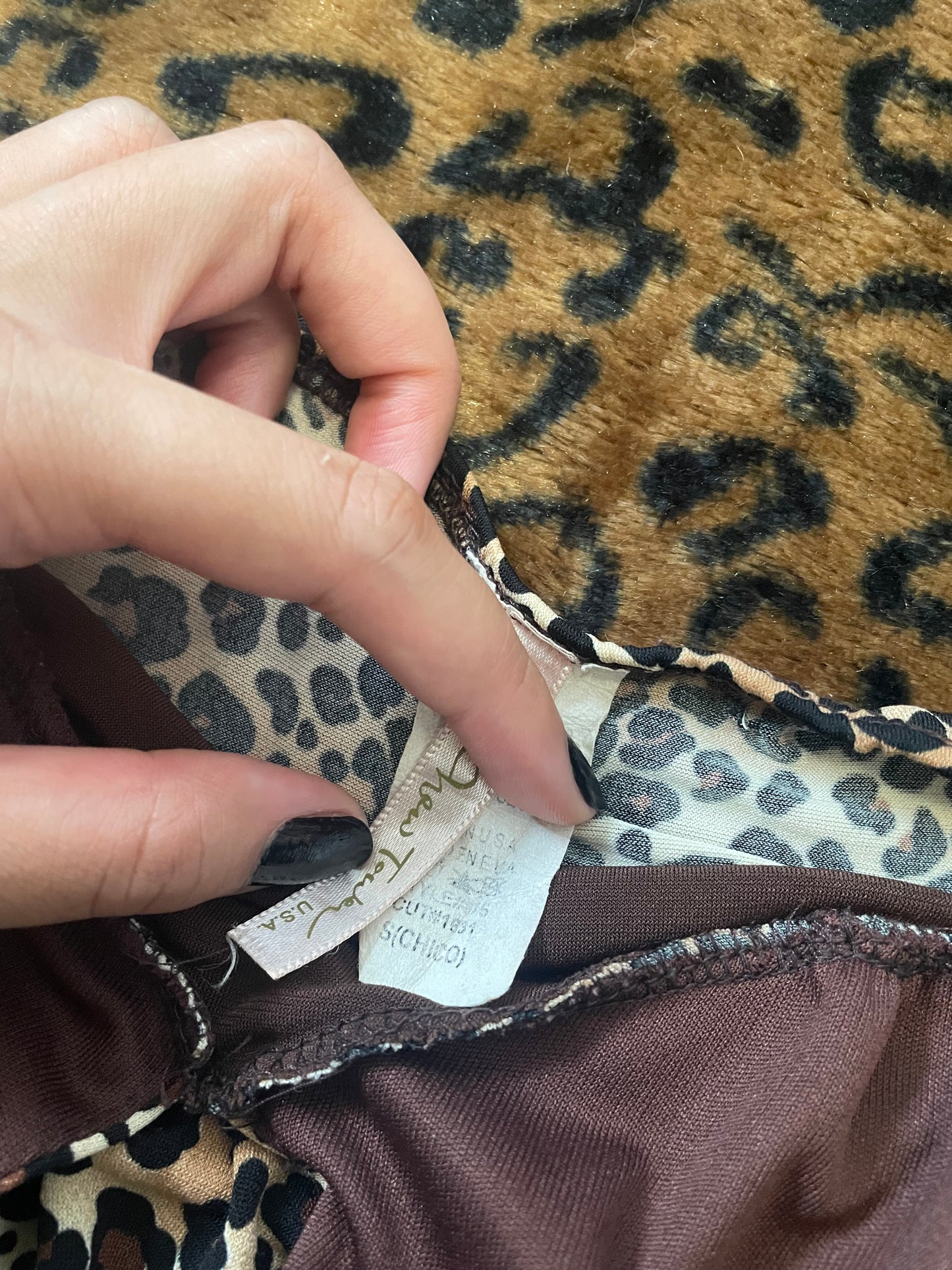 cheetah halter top