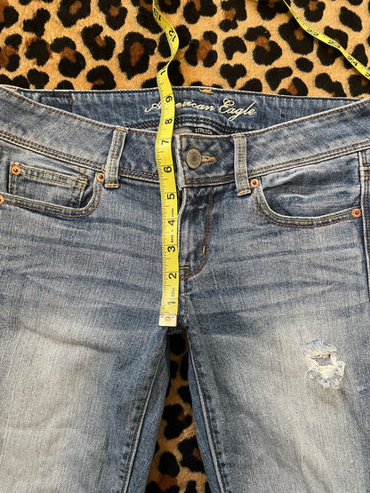 american eagle lowrise bootcut jeans