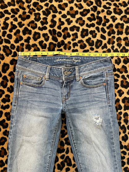 american eagle lowrise bootcut jeans