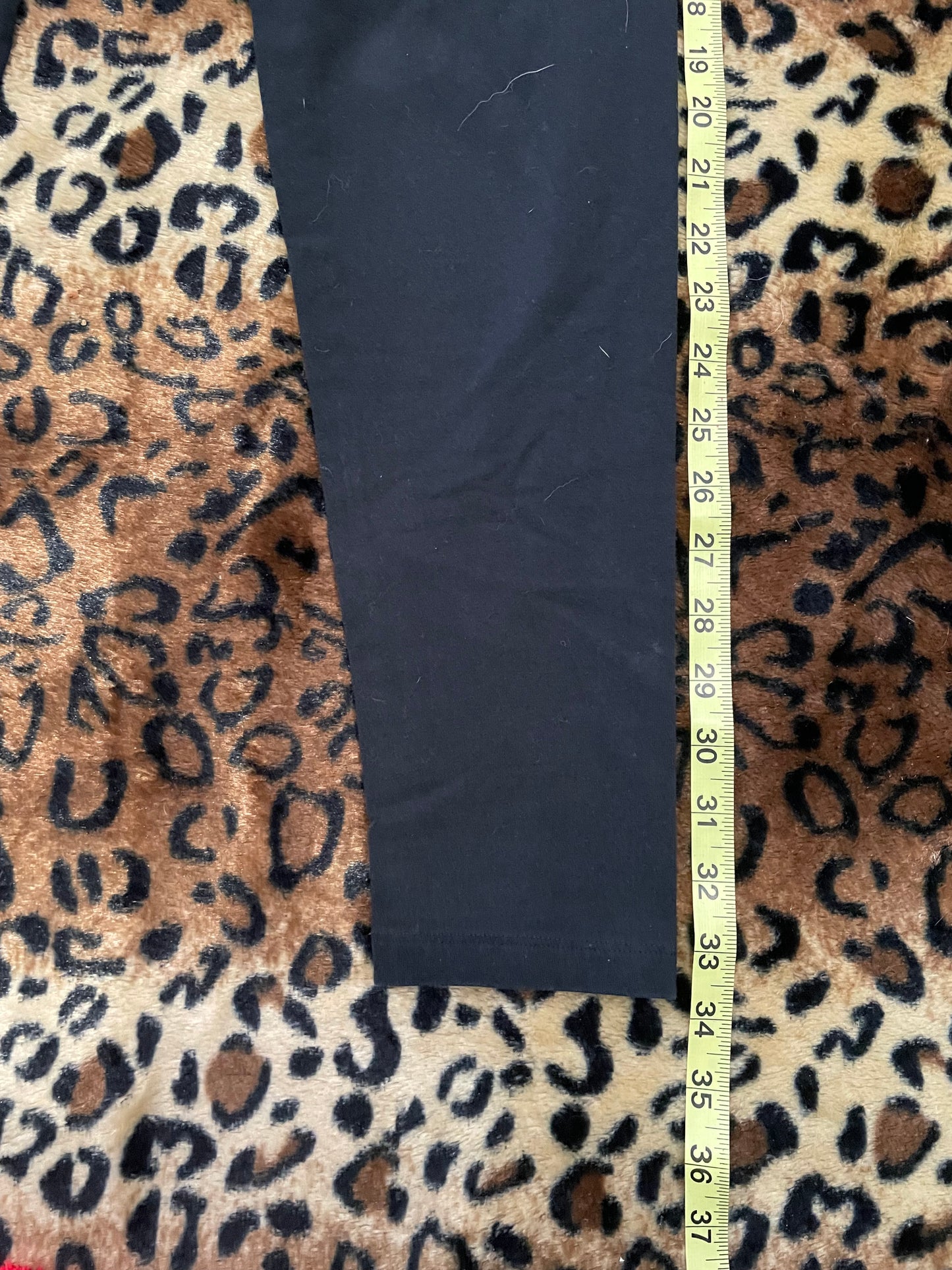 VS Pink leopard print lowrise foldover leggings