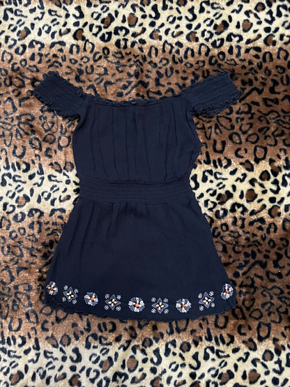 off the shoulder flowy babydoll top