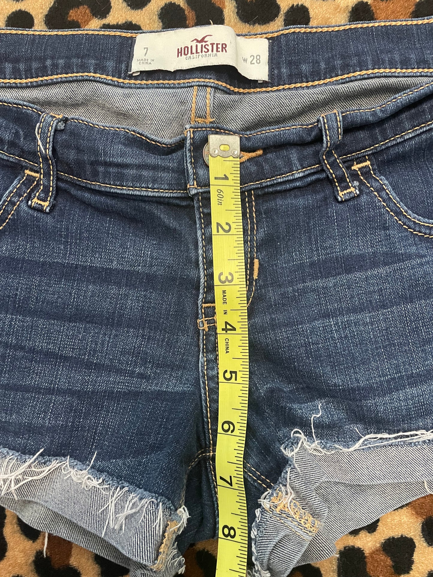 hollister lowrise mini shorts