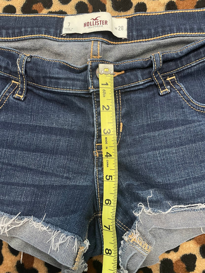 hollister lowrise mini shorts