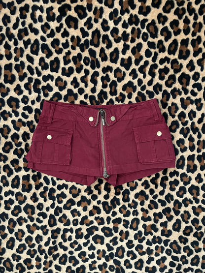 japanese cargo mini skort