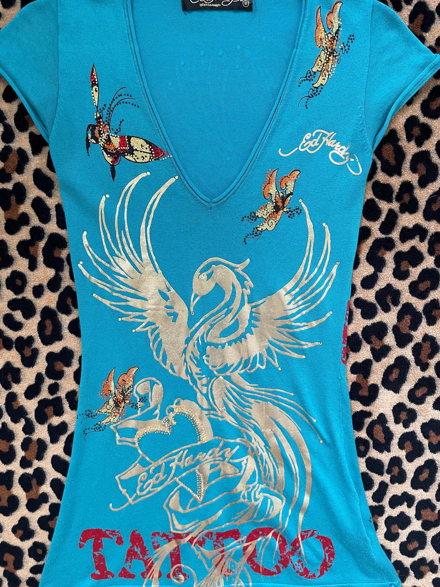 ed hardy mini dress