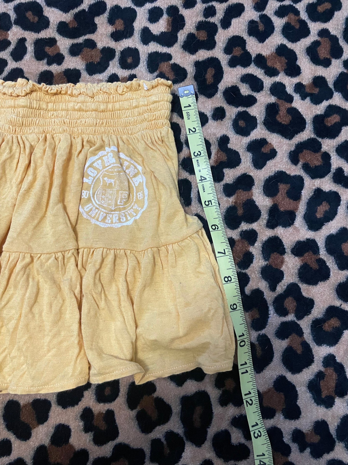 vs pink mini skirt