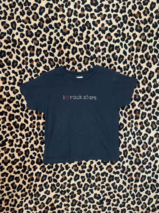 i <3 rockstars baby tee