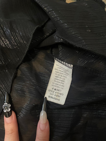 forever21 sheer babydoll halter top