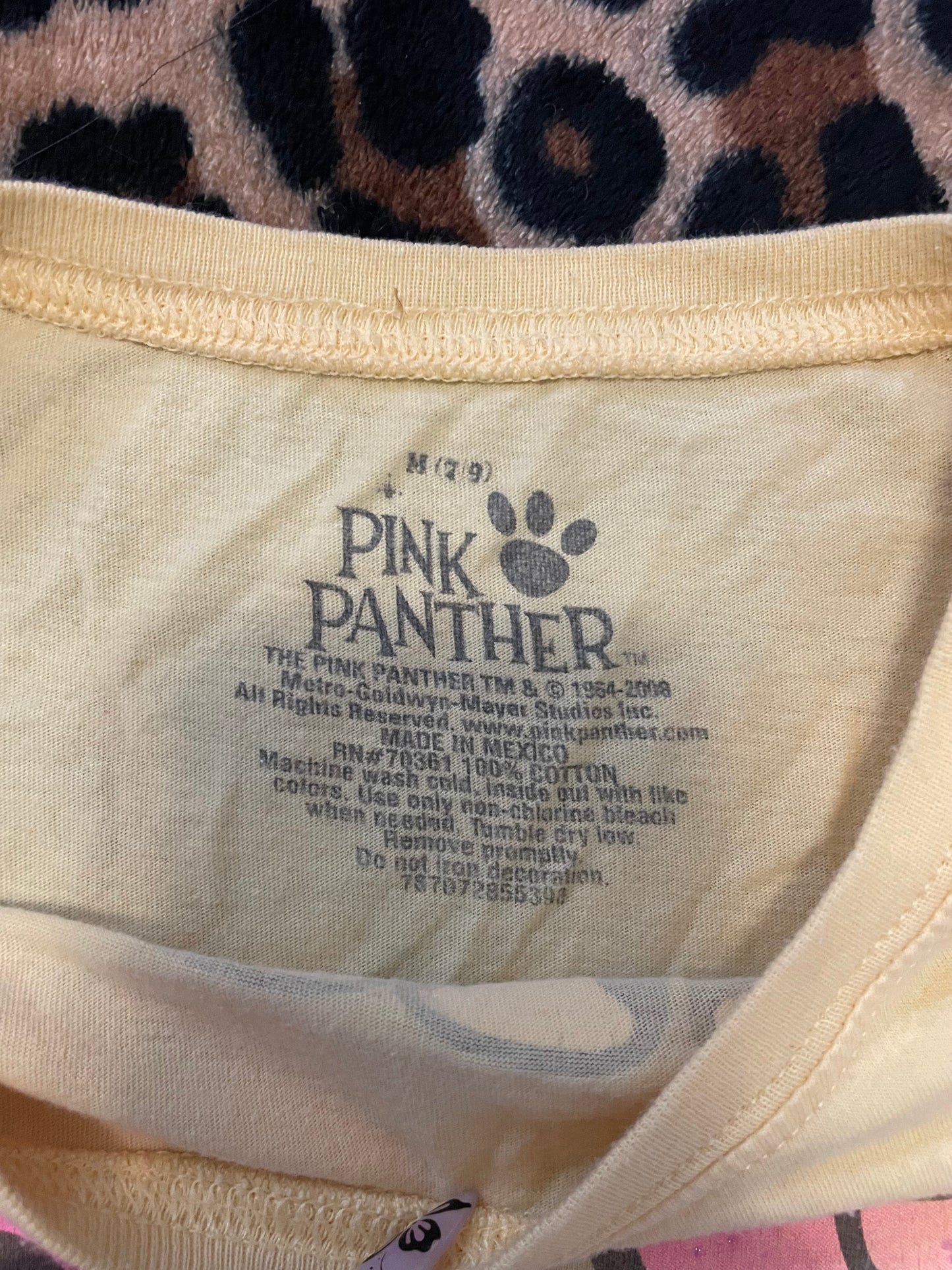 pink panther baby tee