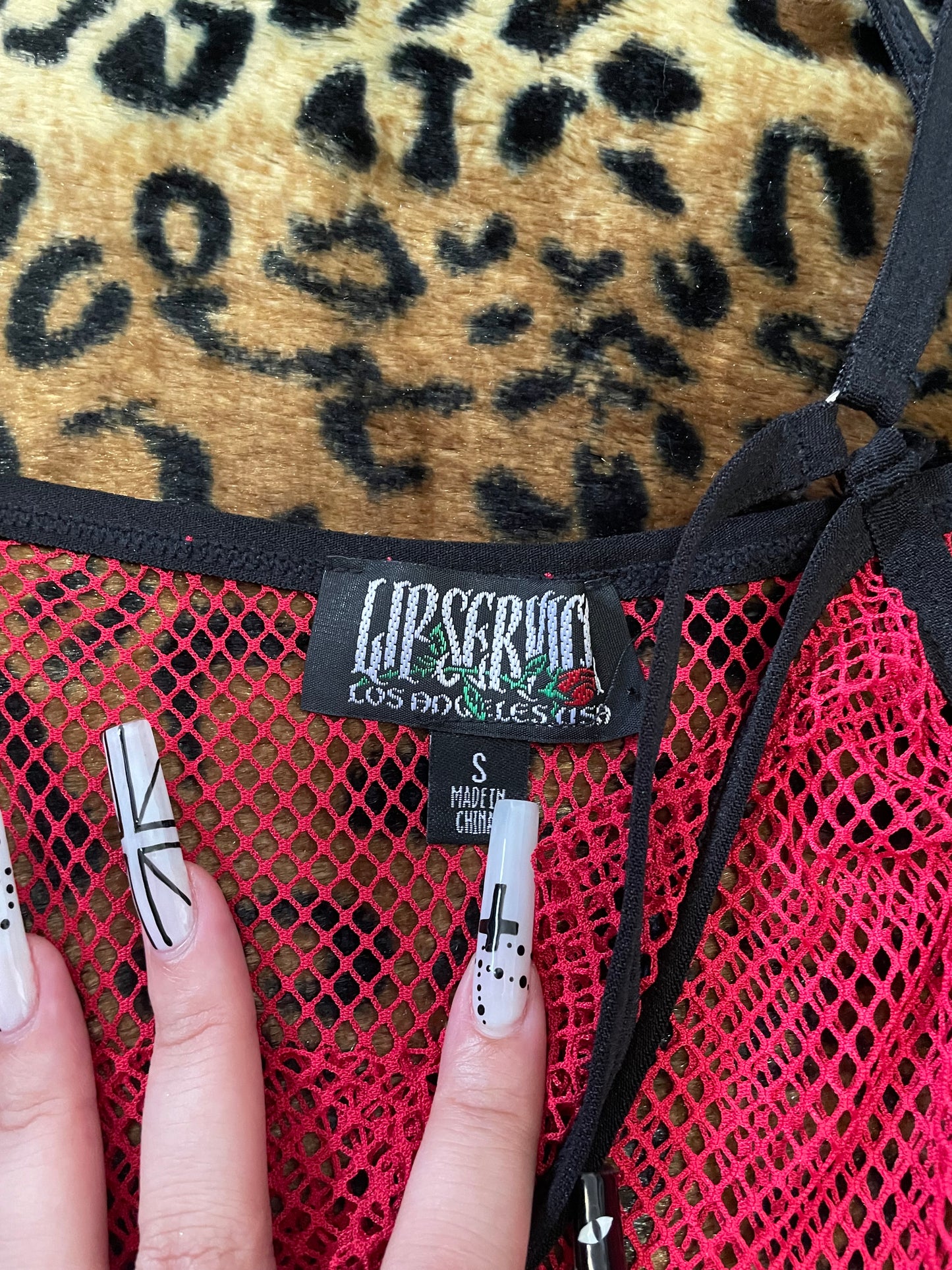 lip service fishnet longsleeve