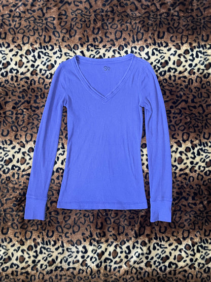 SO v-neck tight fitted longsleeve