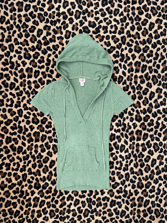 mossimo knit hooded tee