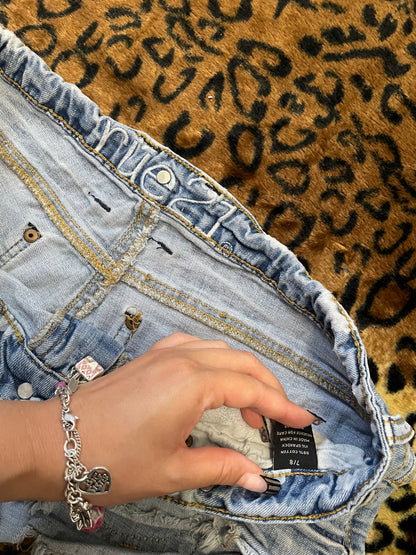 rue21 low rise ultra mini shorts