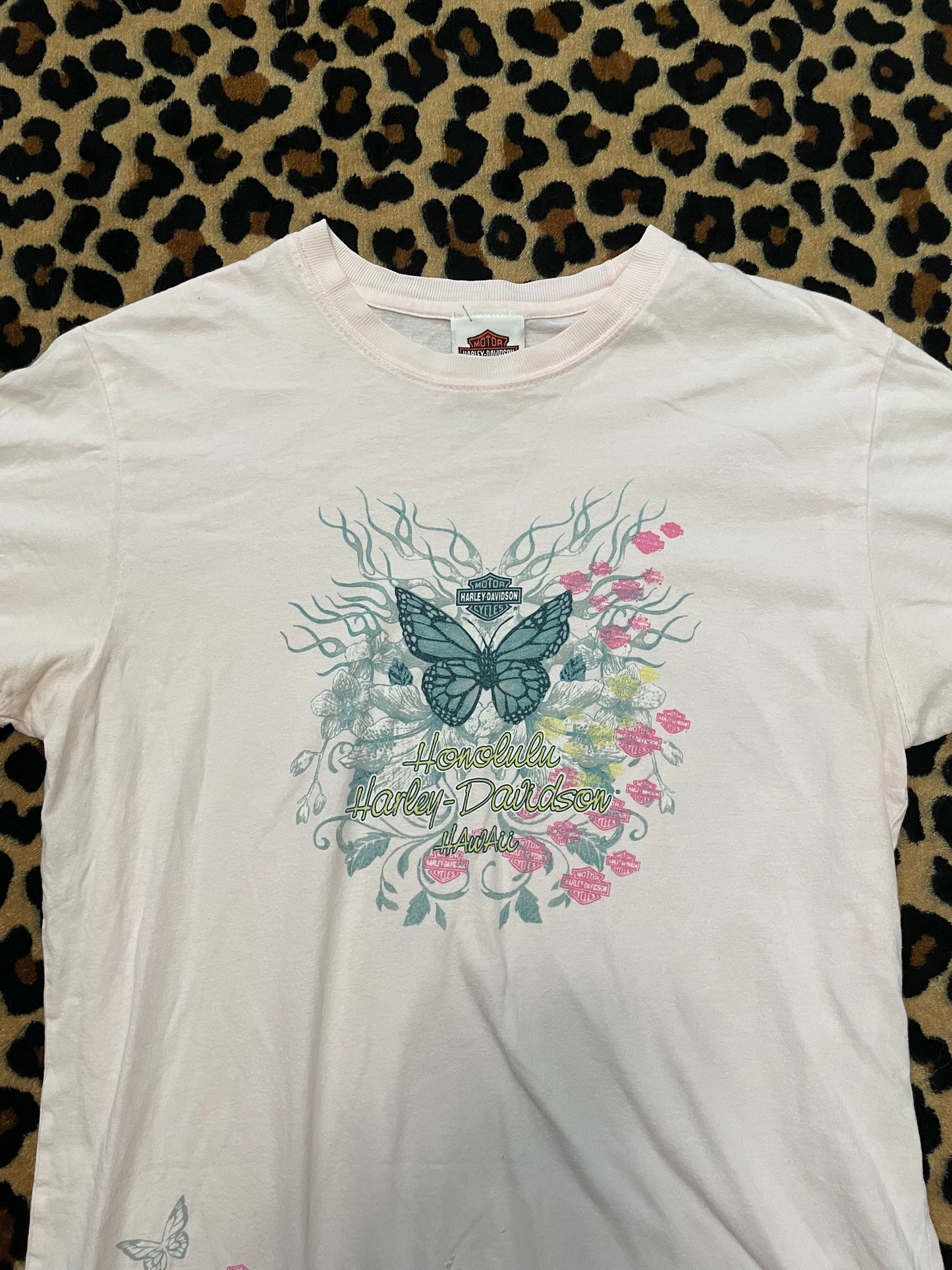harley davidson butterfly tee