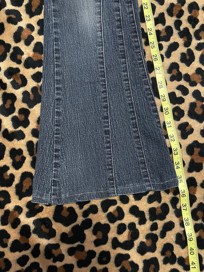 denim lowrise flare jeans