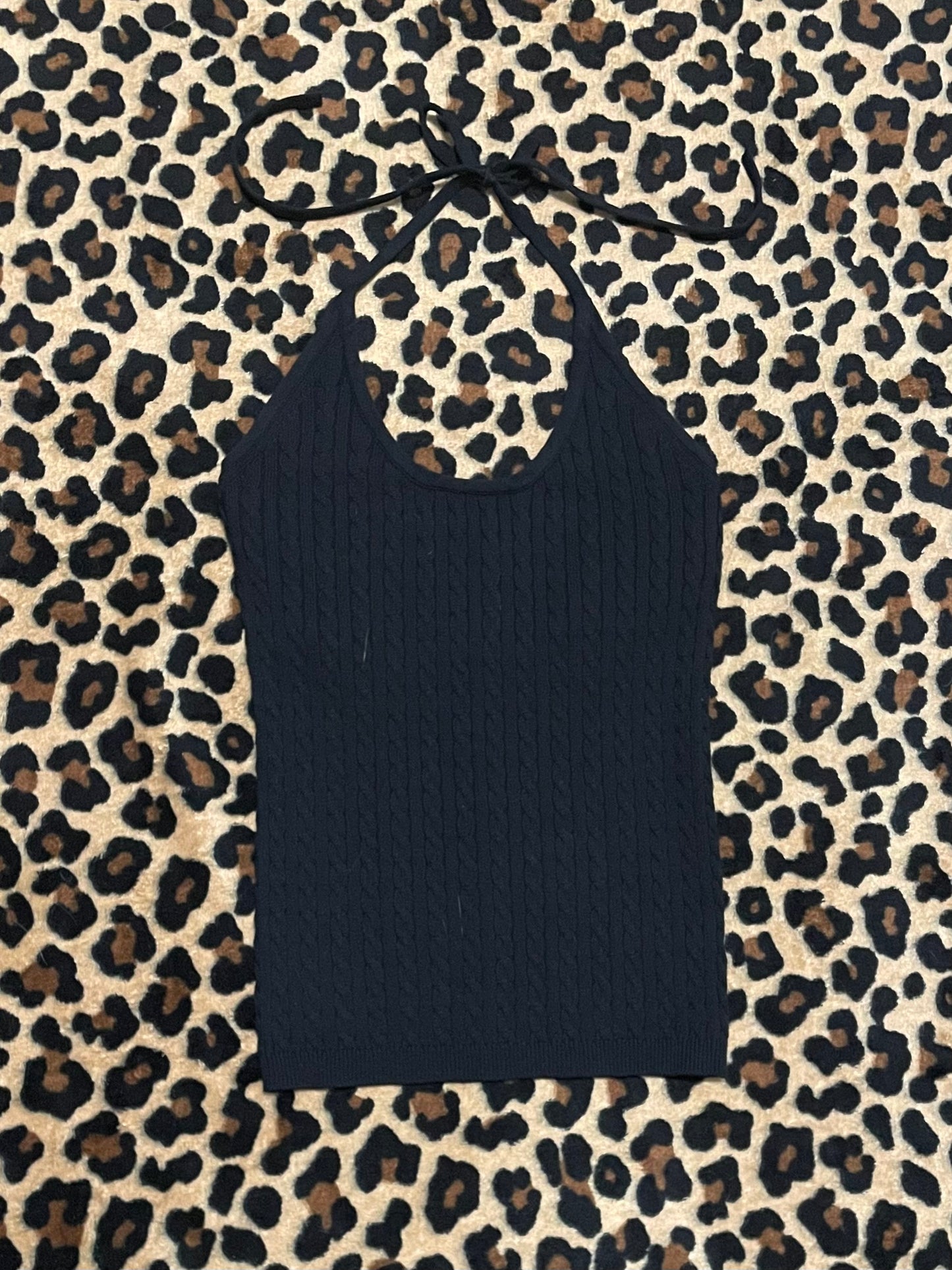 gap knit halter tank