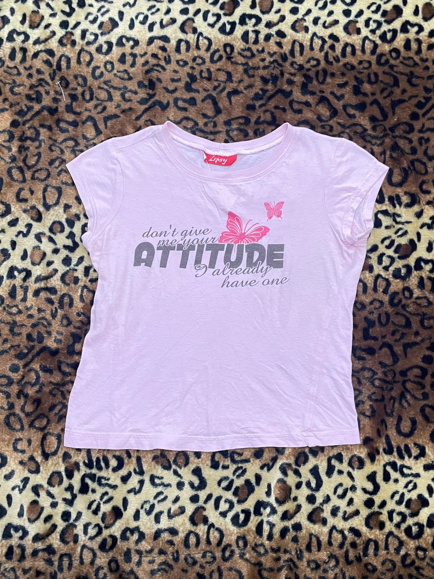 lipsy attitude baby tee