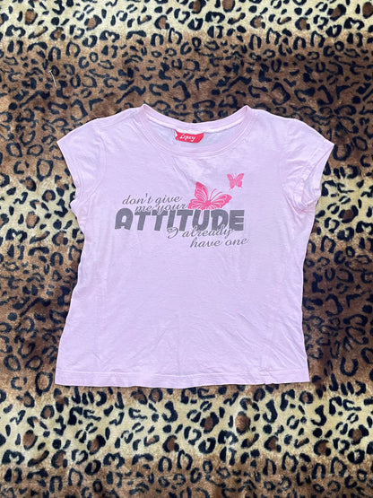 lipsy attitude baby tee