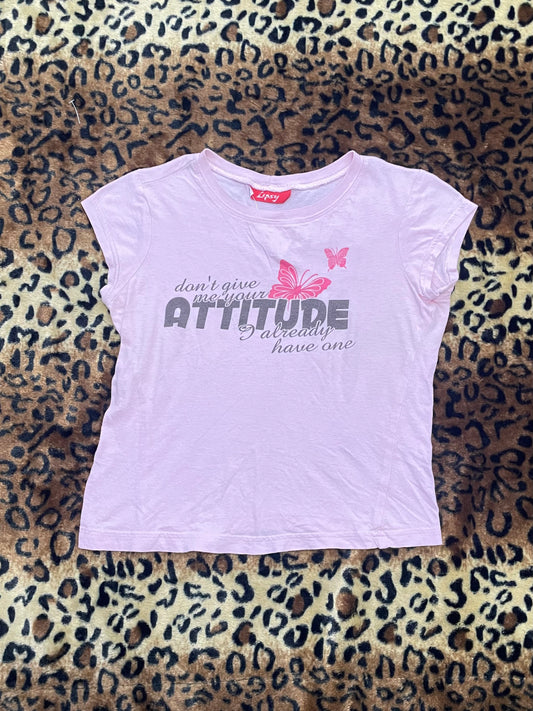 lipsy attitude baby tee