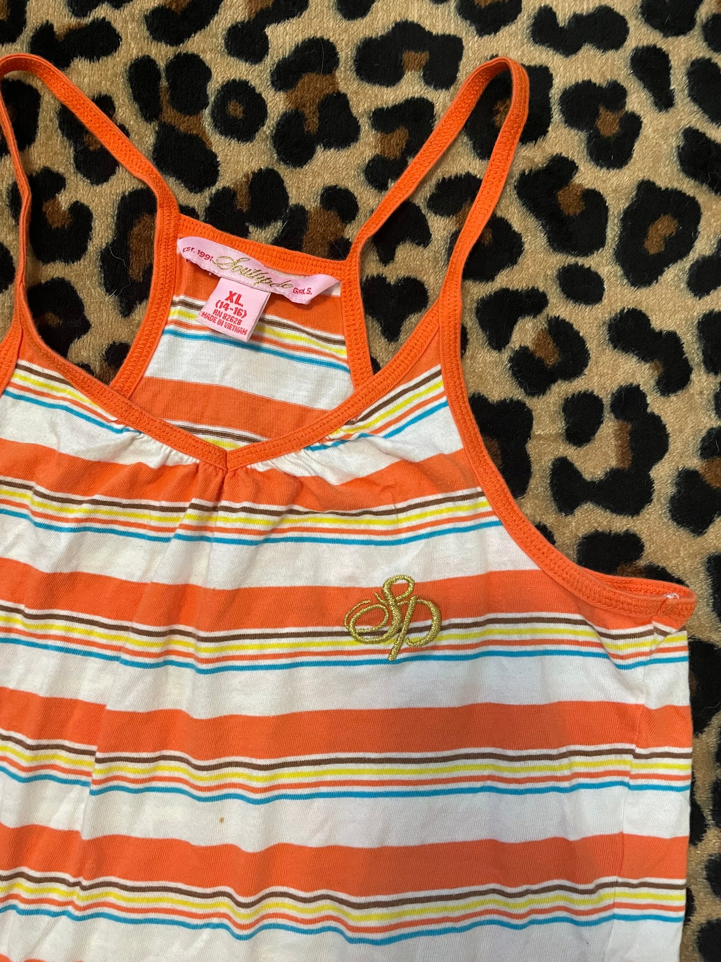 southpole striped tank