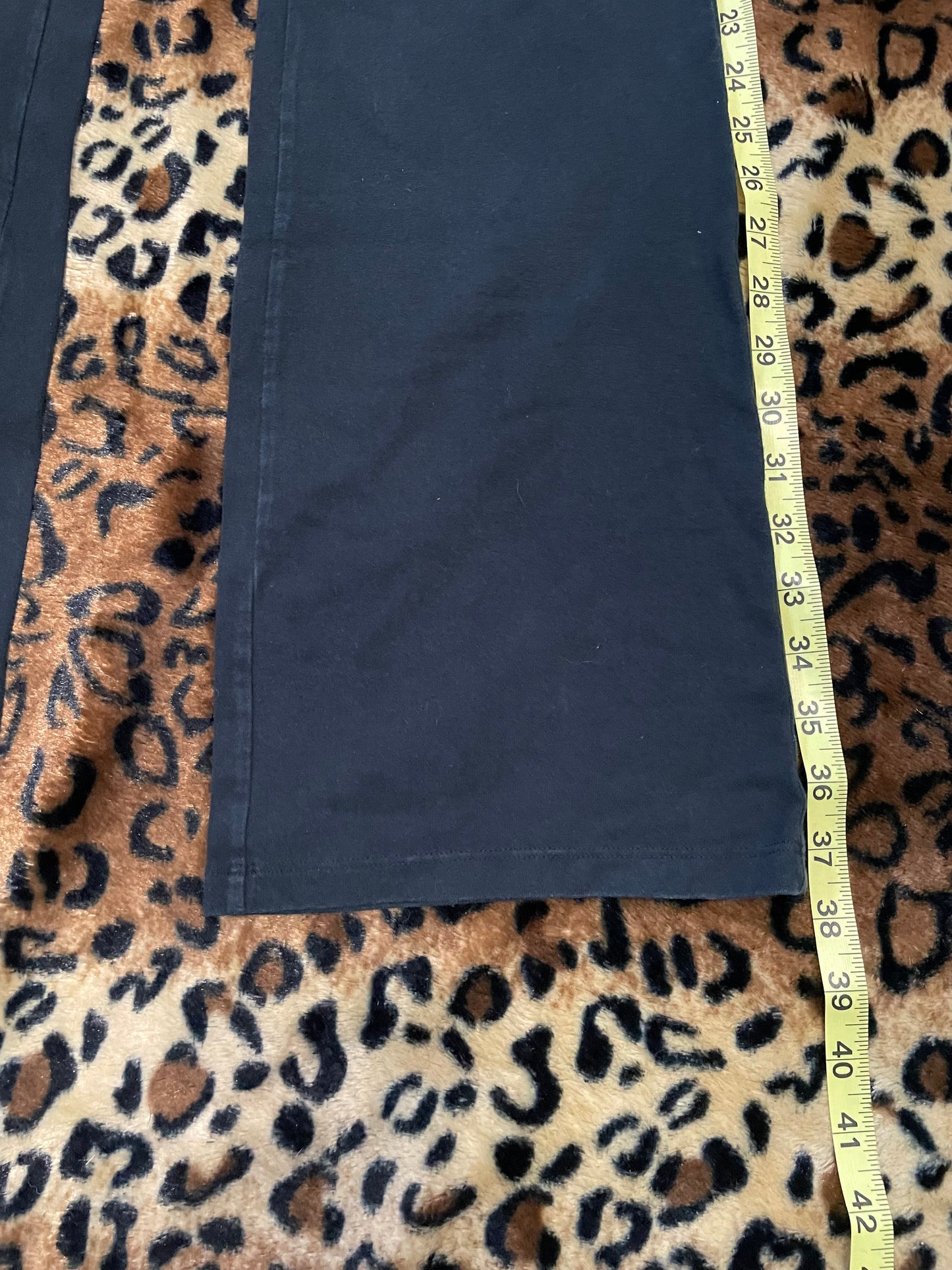 VS Pink foldover flare leggings