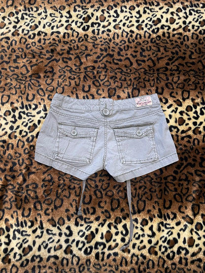 paris blues cargo mini shorts
