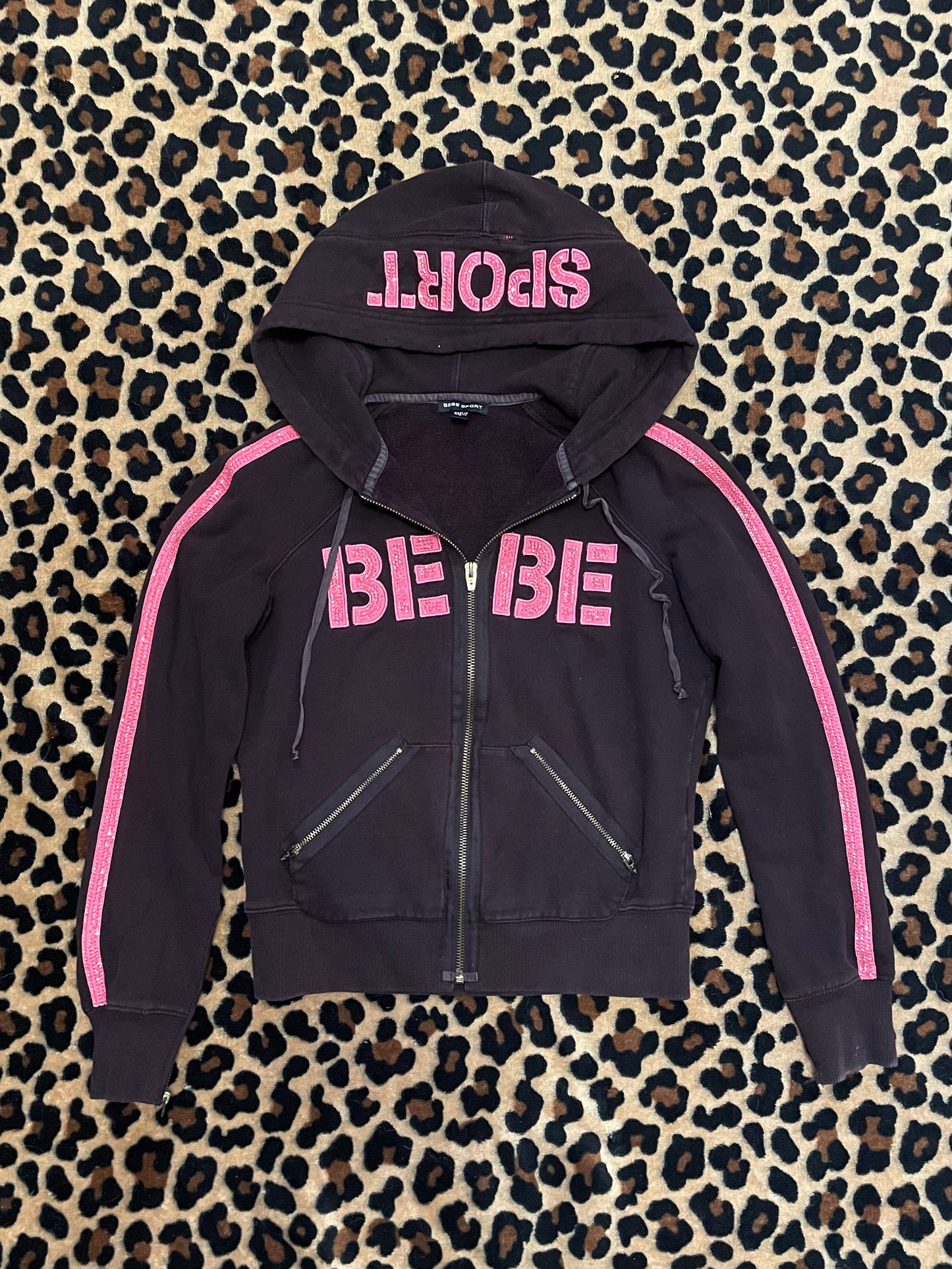 bebe sport zip up