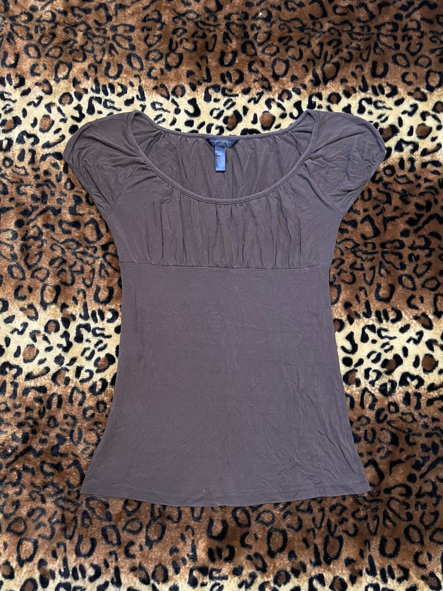 banana republic babydoll top