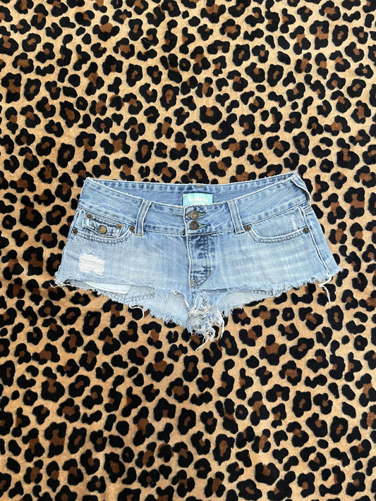 hollister lowrise ultra mini shorts