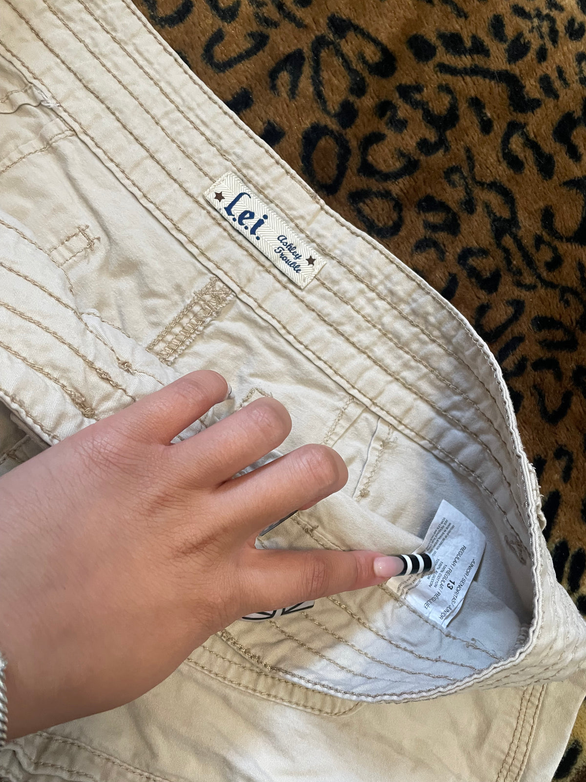 LEI lowrise mini shorts