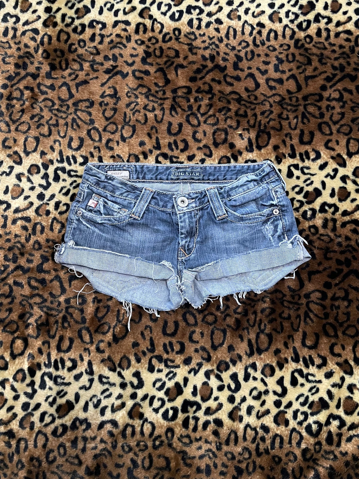 big star lowrise mini shorts