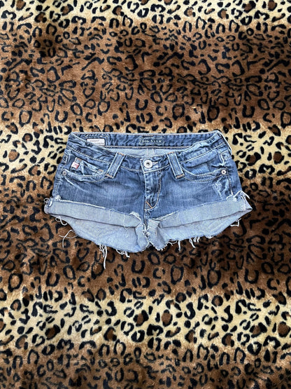 big star lowrise mini shorts